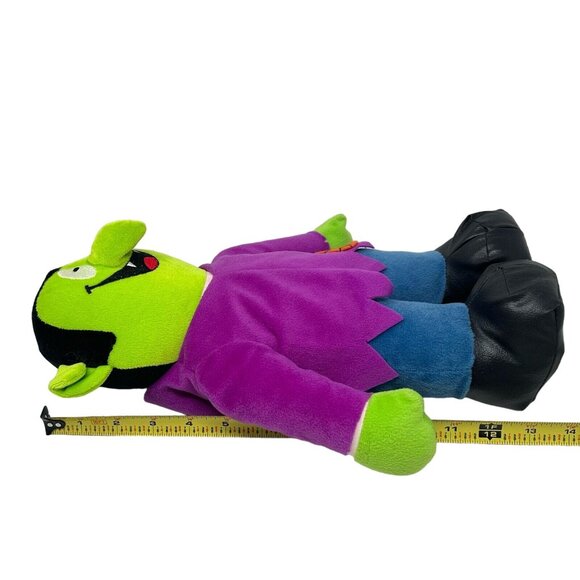 Sugar Loaf Goblin Monster Plush Halloween Cute Embroidered Face 13 Inch - Picture 7 of 7